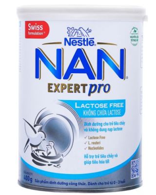  Sữa Nan Expert Pro Lactose Free Thuỵ Sĩ 400g