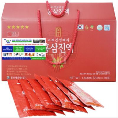 mua ngay hộp Nước Hồng Sâm Dongwon 20 gói x 70ml – Thức uống bổ dưỡng