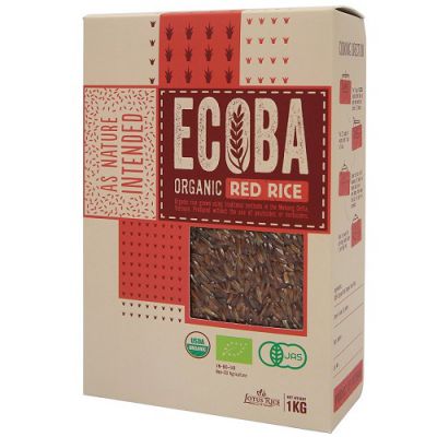 Gạo lứt đỏ hữu cơ Ecoba 1kg