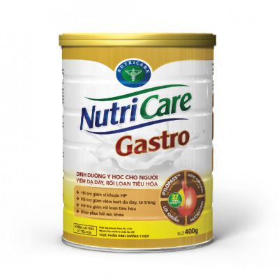 Sữa Nutricare Gastro 400g tặng 3 khẩu trang vải kháng khuẩn 2 lớp & ly thủy tinh NutriCare