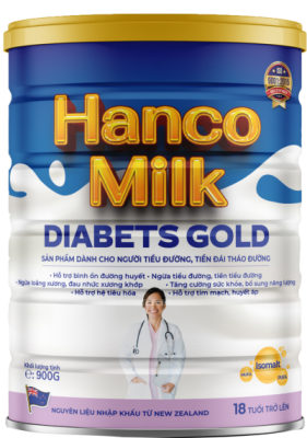 Hancomilk Diabets Gold 900g- dinh dưỡng cho người đái tháo đường 