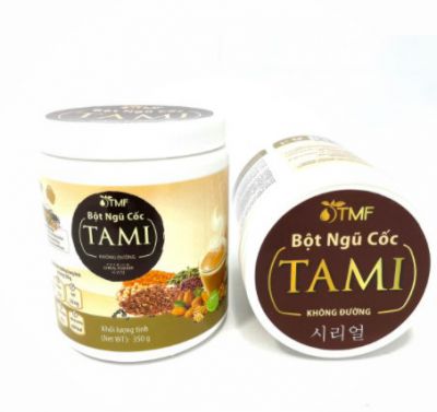 Bột ngũ cốc TAMI không đường (350g) Ngon bỗ dưỡng tốt cho sức khỏe mỗi ngày  -tốt cho người đái tháo đường 